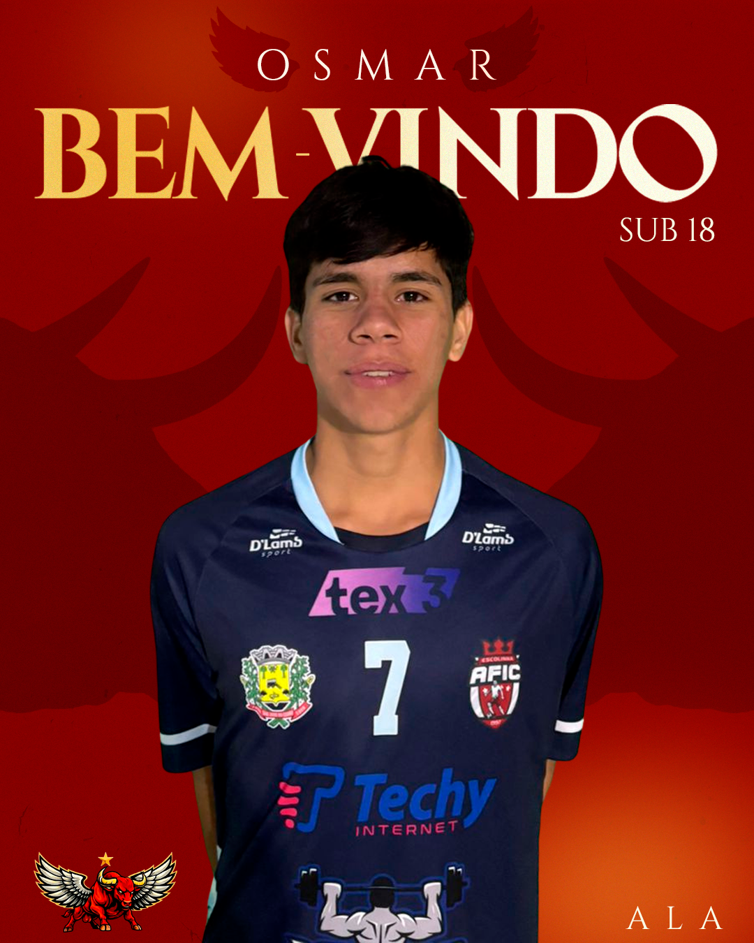 BEM VINDO OSMAR!